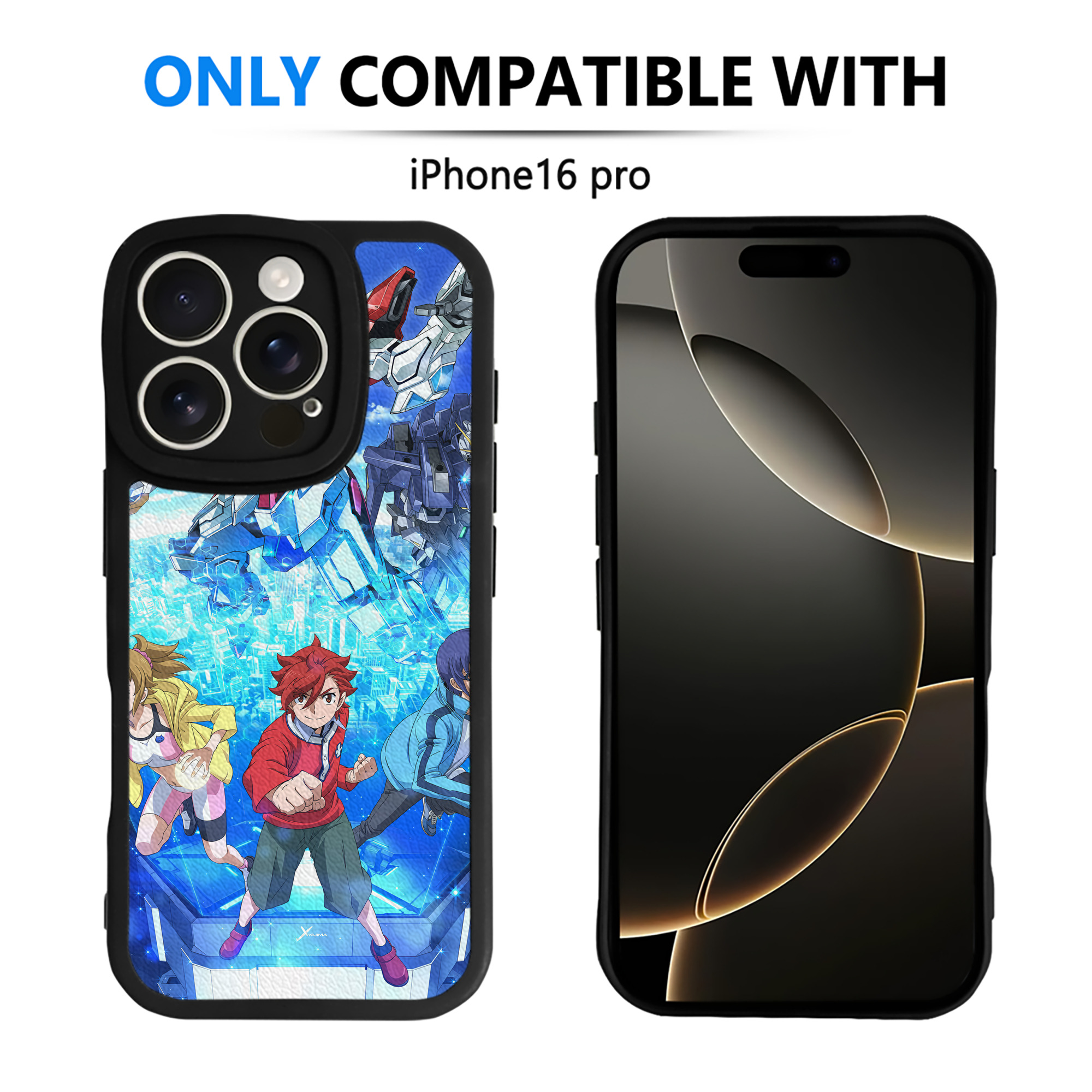 （画像用） 機動戦士ガンダム Mobile Suit Gundam 【iPhone 16シリーズ対応】シリコンスマホケース（レザー調） 材質：シリコン